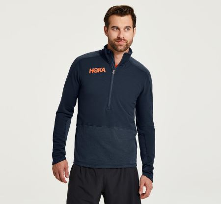 Hoka One One 1/2 Zip Midlayer - Jachete Barbati Outerspace | RO-ymkeyid